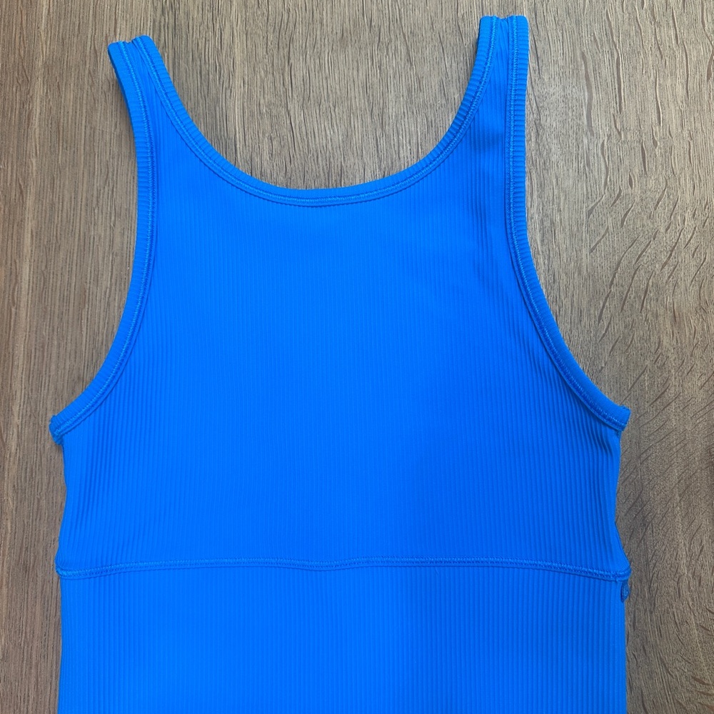 lululemon athletica Power Pivot Blue Tank Top